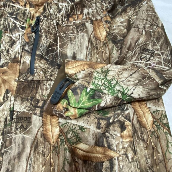 Men's Realtree Edge Camouflage Hooded Hunting Jacket 3xl Scent-Factor - Picture 10 of 12